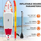 Napatron 10' Inflatable Paddle Board, 32'' Widened Design Paddle Board, Premium Paddleboard,sup Accessories, Sunscreen Cover, Fast Pump, Suitable Paddle Boards for Youth and Adults