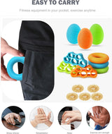 Shuibian Squeeze Ball Hand Grip Strengthener, Finger Exerciser, Grip Strength Trainer(14PCS)Arthritis Pain Relief Workout Forearm Grip Workout Finger Stretcher Carpal Tunnel, Trigger Finger, and More