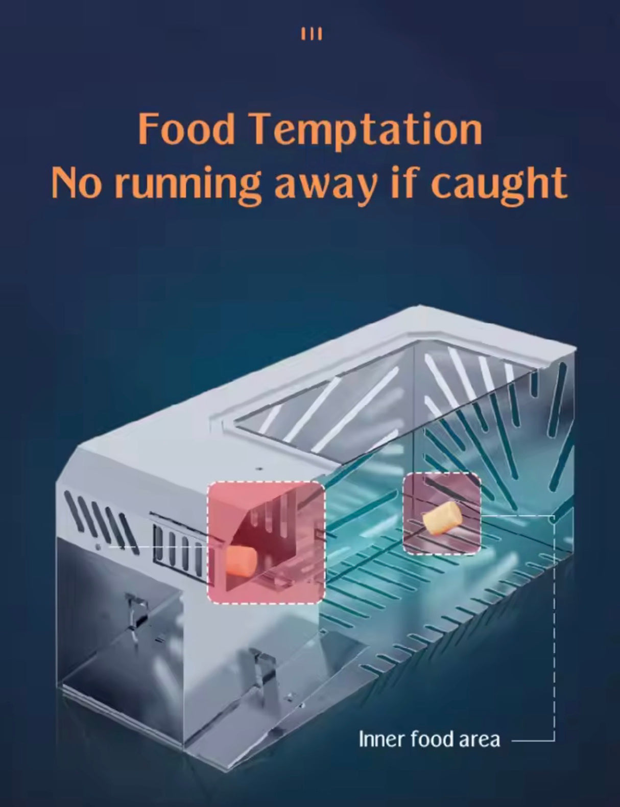 Household Fully Automatic Mouse Trap Safe Continuous Mouse Trap No Return Indoor Large Space Non-toxic Reusable Humane Rat Trap