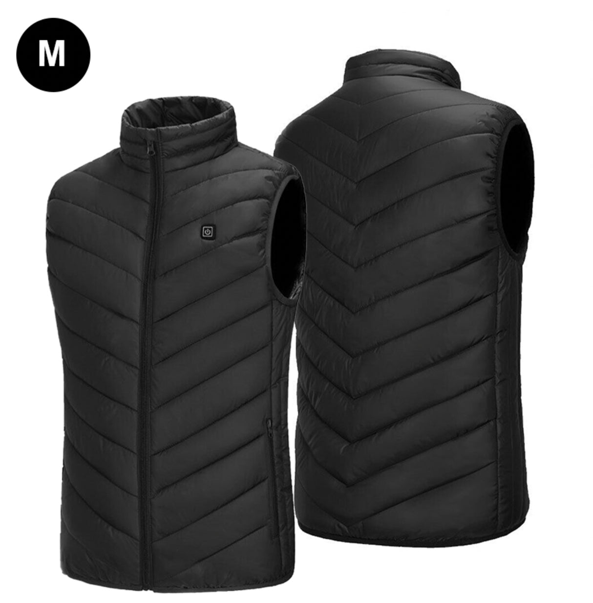 Electric Vest Heated Jacket USB Thermal Warm Heat Pad Winter Body Warmer Unisex