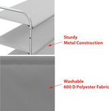 Simple Houseware 5-Tier Shoe Rack Storage Organiser, Grey