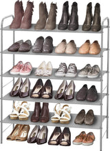 Simple Houseware 5-Tier Shoe Rack Storage Organiser, Grey