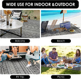 DAWNTREES Large Waterproof Outdoor Rug for Patio, 152×244cm Reversible Mat – Plastic Camping Rug for RV, Porch, Deck, Camper, Balcony (Bohemia, 152×244cm)