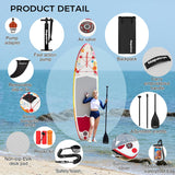 Napatron 10' Inflatable Paddle Board, 32'' Widened Design Paddle Board, Premium Paddleboard,sup Accessories, Sunscreen Cover, Fast Pump, Suitable Paddle Boards for Youth and Adults