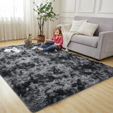Large Area Rugs for Living Room, Ultra Soft Indoor Modern Fluffy Bedroom Carpets, Washable Furry Throw Rugs Area Carpets for Children Bedroom Home Decor Nursery Rug (Pink, 80 x 160 CM)