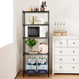 Shelving Unit Metal Shelving Unit Storage Shelves Loads Shelving Units for Storage Adjusting Wire Shelving Unit Heavy Duty Storage Rack Metal Shelf Unit, 5-Tier