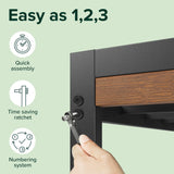 Zinus Kai Bed Frame, Queen, Brown