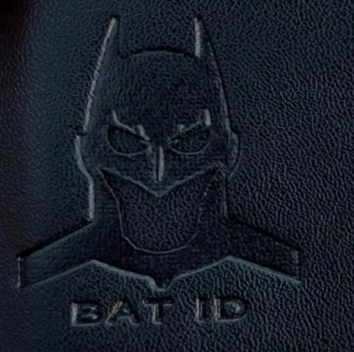 Bat Wallet, Personalized Leather Slim 2 Pocket Superhero Mask Card Holder (Buy 2, Get 2 FREE)