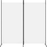 2-Panel Room Divider Living Room Bedroom Partition Privacy Protection Screen Room Separator Folding Dressing Wall Black Fabric