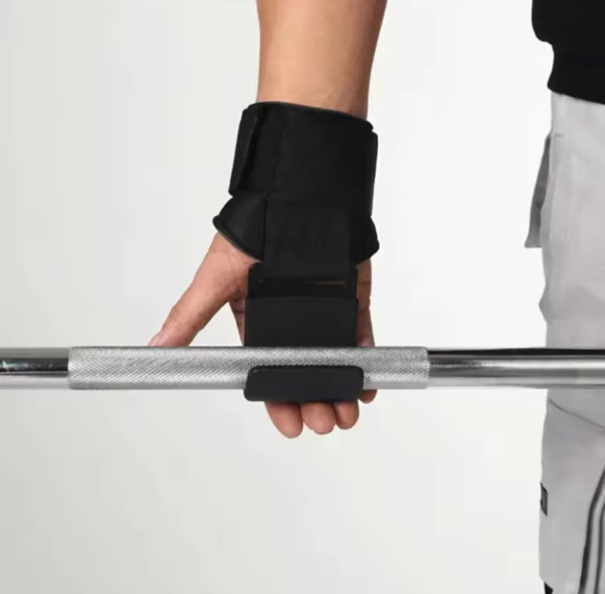 Weight Lifting Hook Grips with Wrist Wraps