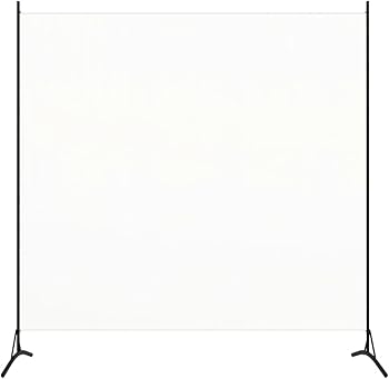 Modern Fabric Room Divider -175x180 cm, Lightweight, Foldable Design, Privacy Screen, Easy to Assemble, Indoor Use