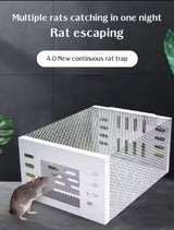 Household Fully Automatic Mouse Trap Safe Continuous Mouse Trap No Return Indoor Large Space Non-toxic Reusable Humane Rat Trap