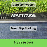 Mattitude Outdoor Dust-Off Mat 90 x 60cm - Artifical Grass 40mm Pile Turf Dirt Trapper, Weatherproof, Non-Slip, Washable & Easy Clean - for Home Entryway, Garage, Camping, Caravan