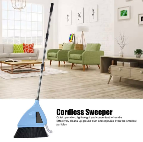 2 in 1 Vacuum Broom Sweeper USB Charging Cordless Vacuum Broom