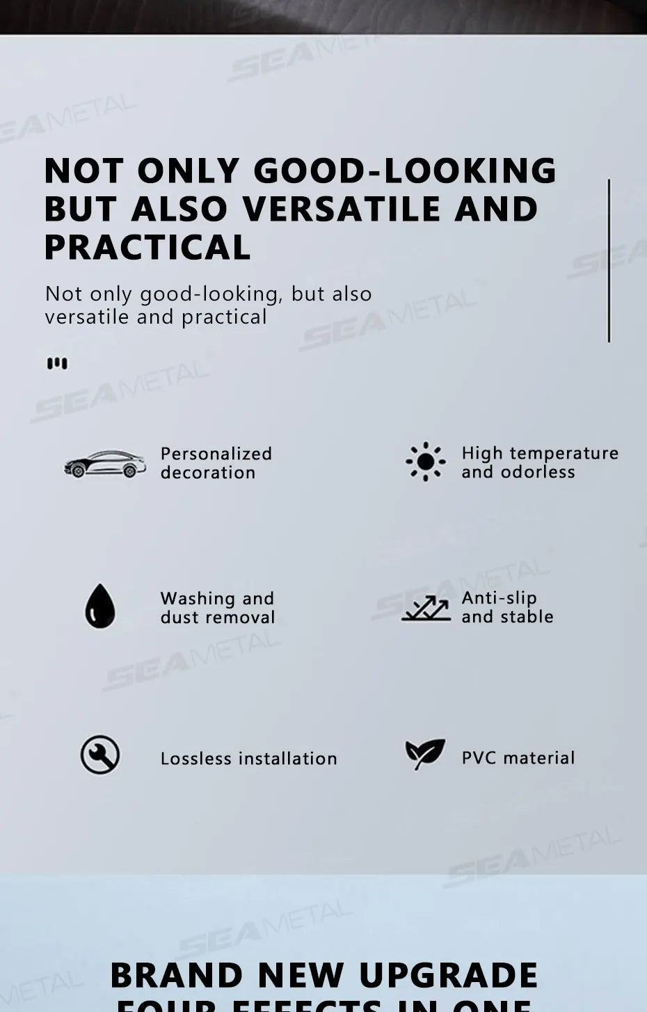 2 in 1 Dashboard Anti Slip Mat with Phone Mount 360-Degree Rotation Car Phone Holder Non-Slip Adhesive Mat for Car