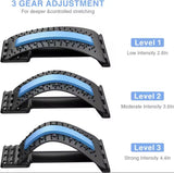 Multilevel Back Stretcher for Back Pain Relief Lower & Upper Back Support for Herniated Disc Recovery
