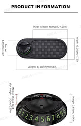 2 in 1 Dashboard Anti Slip Mat with Phone Mount 360-Degree Rotation Car Phone Holder Non-Slip Adhesive Mat for Car