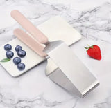 Stainless Steel Cake Cutter Triangular Dessert Holder Cake Slicer and Lifter Kitchen Baking Supplies Baking Tools Food Gripper