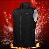Electric Vest Heated Jacket USB Thermal Warm Heat Pad Winter Body Warmer Unisex