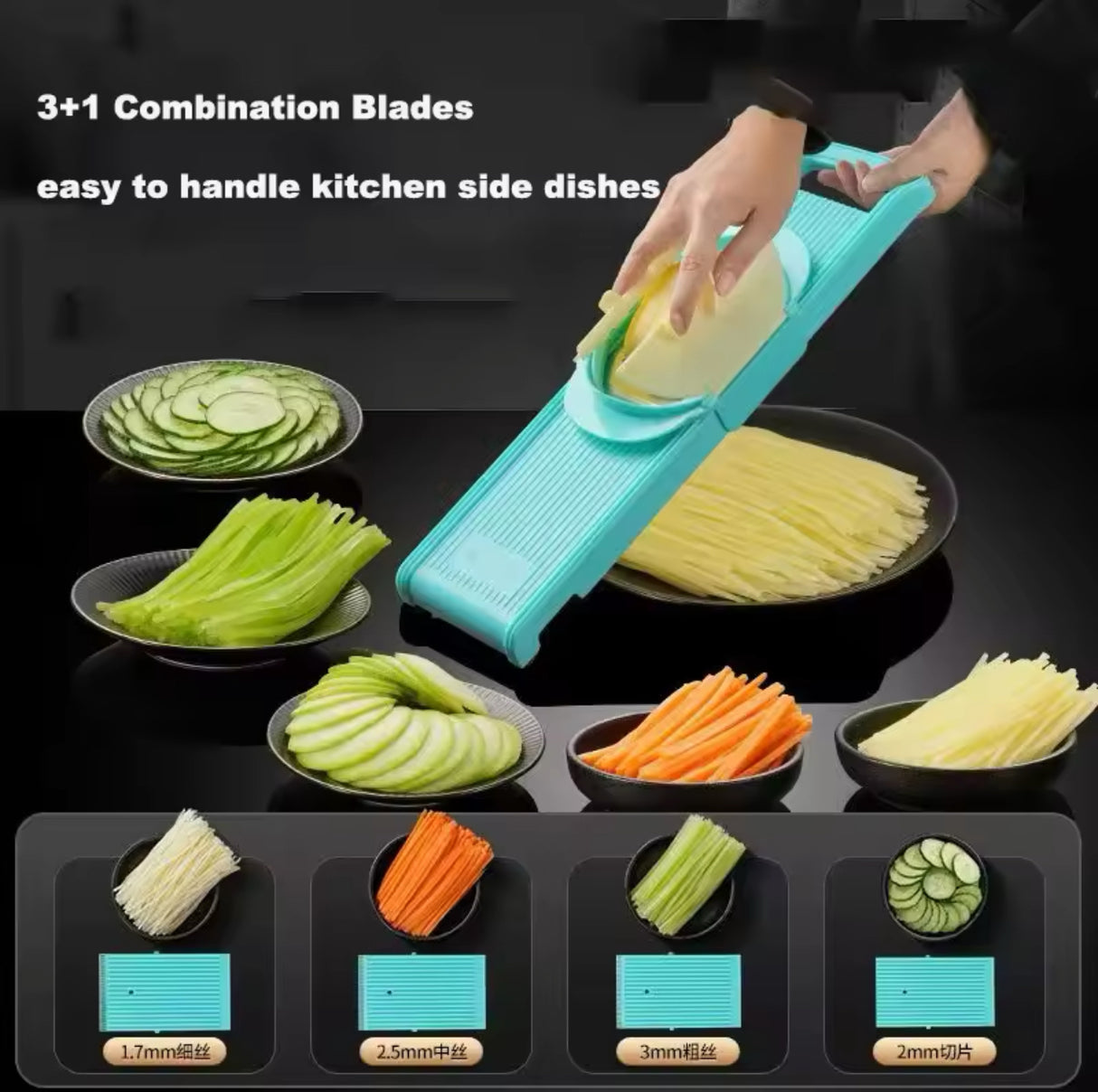 Potato Grater Vegetable Cutting Potato Slicer Shredder Kitchen Cabbage Fruit  Food Processors Manual Cutter Kitchen Gadgets