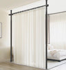Large Room Divider Panel Privacy Partition Divider Screen Rod 1.1-3m Adjustable