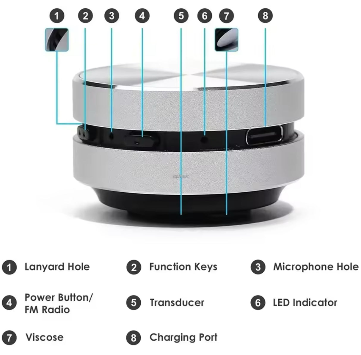 Wirelessly BT Speaker Bone Conduction Speakers Mini Portable Loud Stereo Sound Built-in Mic Sound Box Bone Conduction Speakers