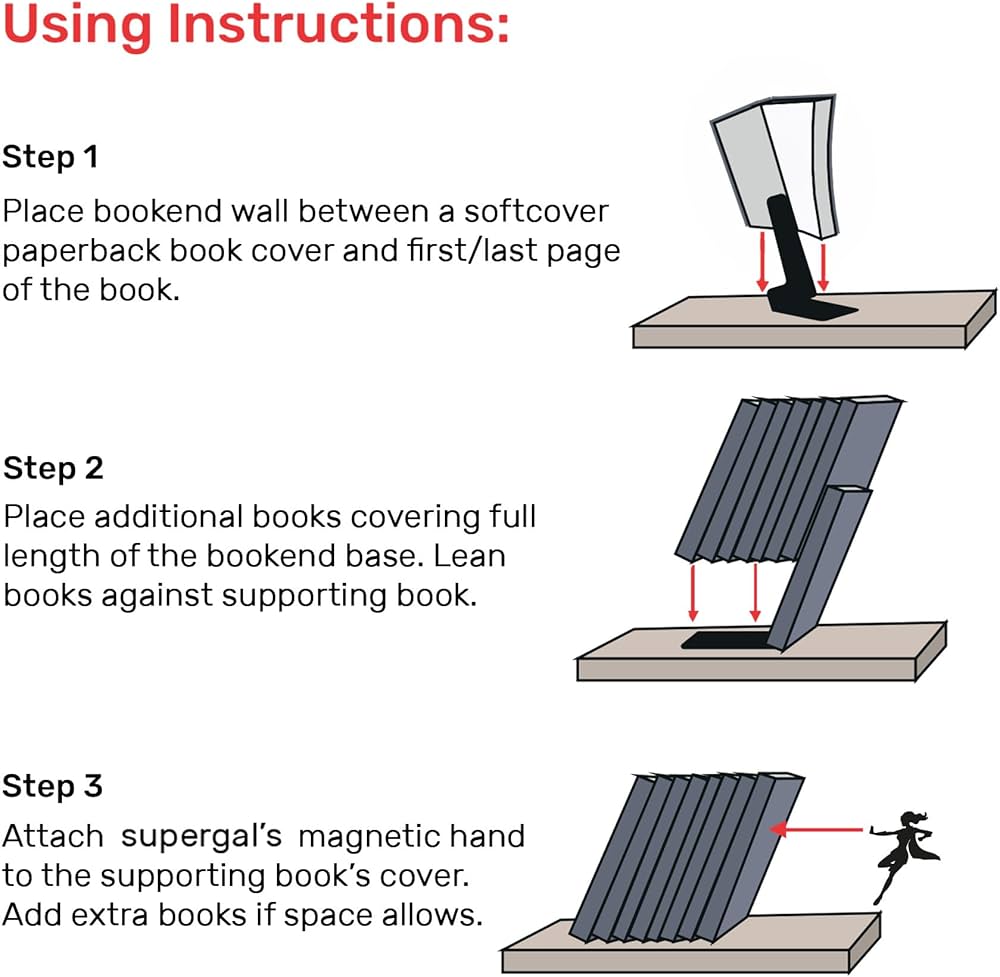 Superhero Bookend Figurines Metal Bookshelf Decor Desktop Ornament Office Desktop Accessories Bookshelf Home Decoration