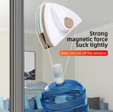 Household Office Special Window Cleaner Magnetic Glass Window Cleaning Tool Automatic Water Discharge Double-layer Wiper