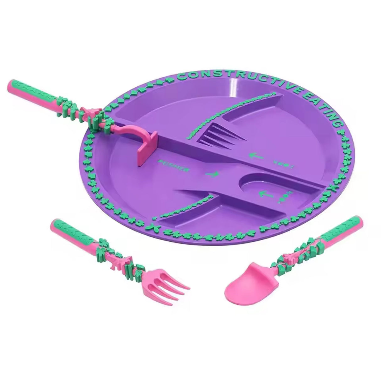 Constructive Eating: Garden Fairy Plate