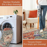 Soft Boho Area Rug, Non-Slip, Washable Carpet for Living Room/Bedroom/Dining/Office