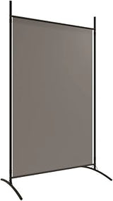 2-Panel Room Divider Living Room Bedroom Partition Privacy Protection Screen Room Separator Folding Dressing Wall Black Fabric