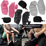 Weight Lifting Grips Hand Protection Sturdy Gym Grips Fingerless for Crosstraining Sports Fitness Bodybuilding Equipment (2Pcs)