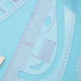 Multifunctional French Curve Ruler Soft Plastic Patchwork Ruler Measure Dressmaking Drawing Template Craft Sewing Tools