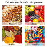 8 Grids Divided Serving Tray Storage Box Kitchen Portable Sub-format Seasoning Separator Box Fresh-keeping Snack Fruits Food Box