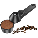 Handle Coffee Scoop with Funnel Long Measure Cup Ground Coffee Scooper for Kitchen Dormitory Apartment Cafe Bar Restaurant Flour