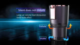 2-in-1 Car Cup Holder Cooler Warmer 12V Smart Temperature Control Rapid Heating/Cooling Mug For Travel/Office/Home