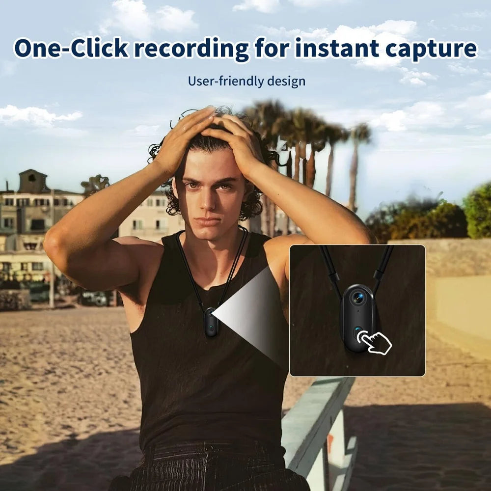 POV 4K Magnetic Body Cam Small Wireless Action Camera Magsafe Vlogging Recorder  YouTube Sports Ultra Portable Smart Pro Camera