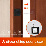 Automatic Door Closer Punch-Free Automatically Close Soft Close Door Closers Glass Door Closing Device Drawers Rawstring Door
