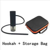 Portable Car Hookah Set with Silicone Hose Mini Shisha for Outdoor Travel Mobile Shisha Narguile Chicha Cachimbas