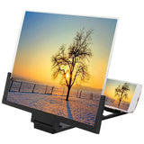 Mobile Phone Screen Amplifier 3D Magnifying Glass Stand Magnifier HD Video Amplifier Phone Stand Enlarged Screen Bracket 14 Inch