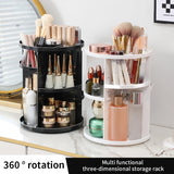360 Degree Rotating Makeup Storage Box Rotating Layer Transparent Desktop Organizer Home Dresser Perfume Skin Care Shelf