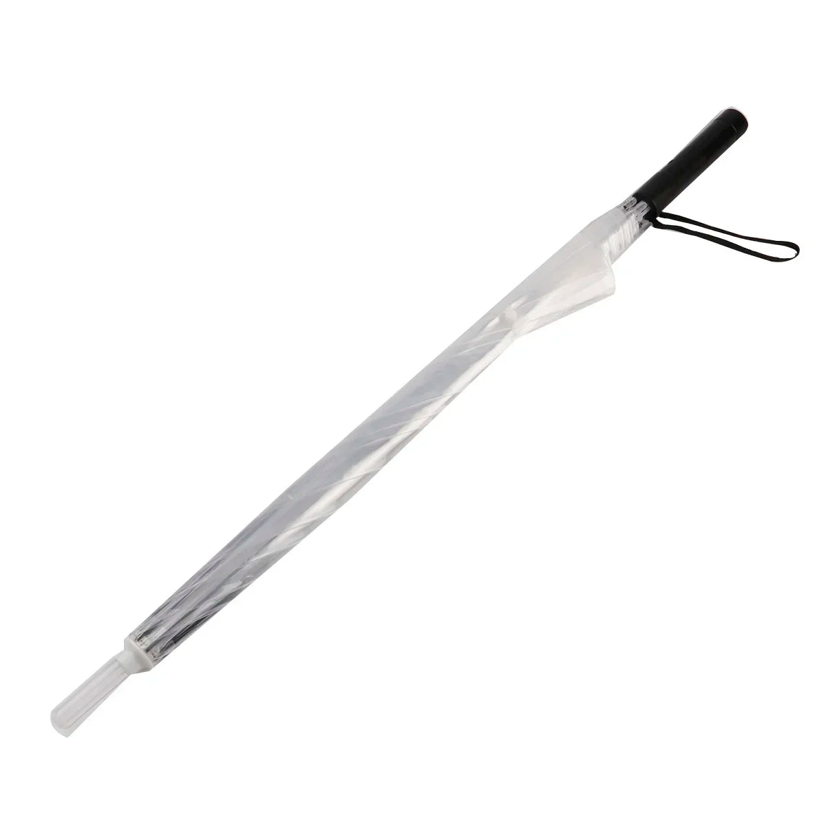 LED Light Up Umbrellas with Flashlight Handle, Clear, Black, Gray, Red