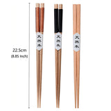 5 Pairs Wooden Chopsticks Wood Chopsticks Set Japanese Sushi Chopsticks Korean Chinese Snack Food Chop Sticks Kitchen Tableware