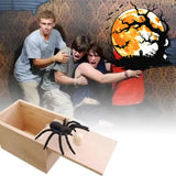 Funny Pop-Up Spider Scare Box - Desk Decor Gag Gift for Halloween, Christmas & Birthday, Novelty Office Toy & Home Decoration