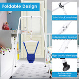 Baby Jumper Swing Outdoor Foldable Swing Set with Stand Multipurpose Playset,Outside Bouncers for Children 6 Months to 1.5 Years