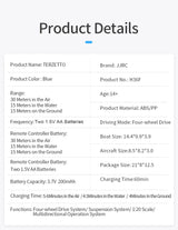 Explosion Mini Quadcopter Water, Land And Air Three-In-One Mini Drone Cross-Border Remote Control Aircraft Toy Birthday Gif