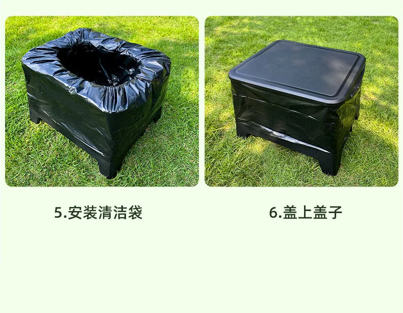 Outdoor Portable Camping Mobile Toilet