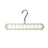 9 In 1 Clothes Hanger Household Plastic Multi-function Nine-hole Clothes Drying Horizontal Vertical Rotating Hanger 1Pc