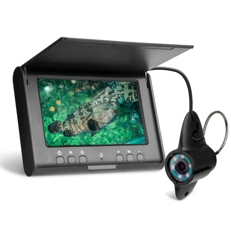 Fish Finder 4.3 Inch Color Monitor Underwater Visible Camera Infrared Night Vision Suitable For Ice Fishing And lake/boat/Sea