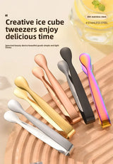 Stainless Steel Ice Tongs Professional Sugar Food Serving Tongs for Restaurants Hotel Home Kitchen kitchen accessories tongs